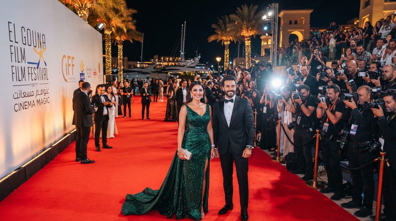 مهرجان الجونة السينمائي: سحر السينما وأناقة النجمات