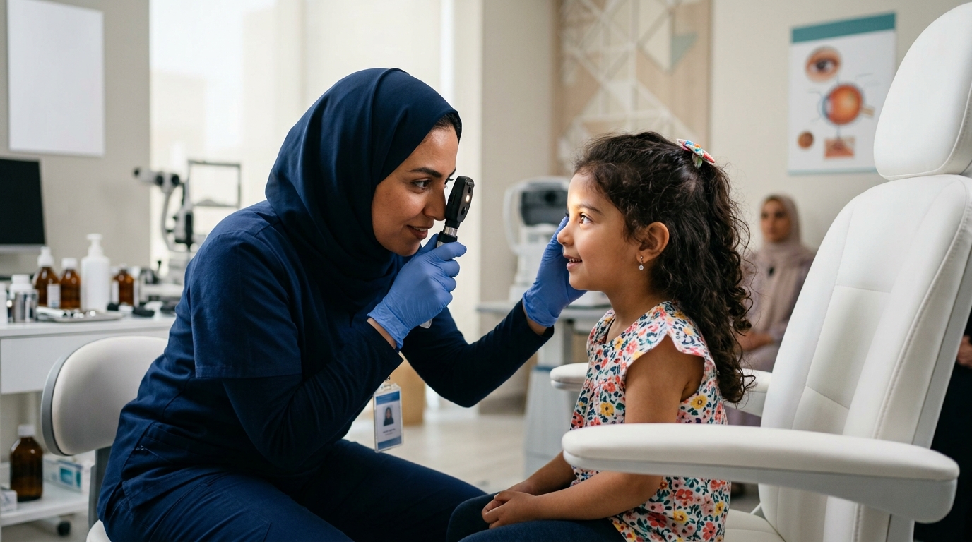 أهمية فحص السمع والبصر المبكر لطفلكِ