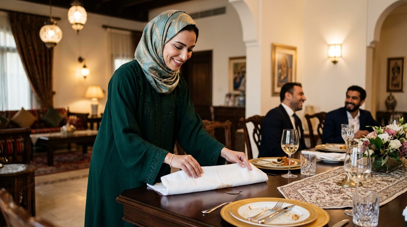 انسكب الطعام أمام الضيوف.. ماذا نفعل؟