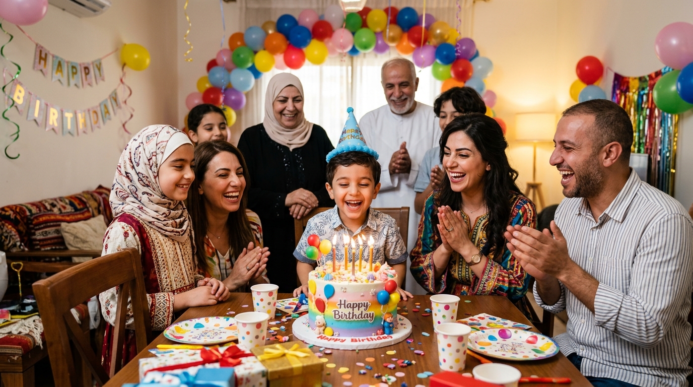 فن تنظيم حفلة عيد ميلاد منزلية