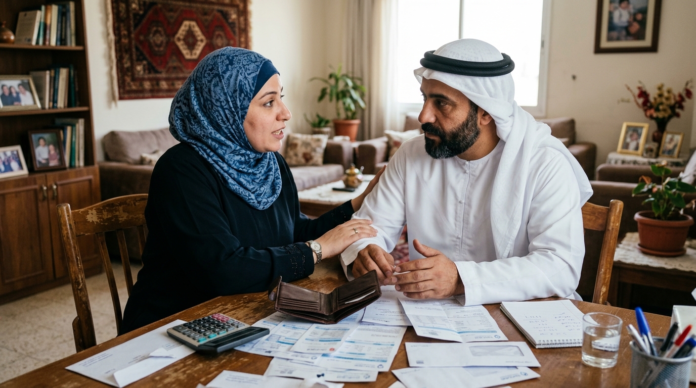 تأثير الضغوط الاقتصادية على الأسرة
