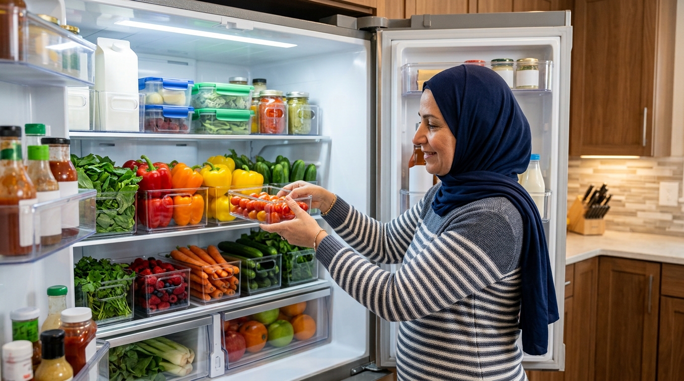 5 خطوات ذهبية لثلاجة مرتبة