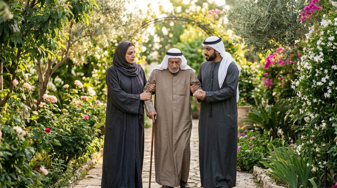 تقاسم مسؤولية رعاية الوالدين