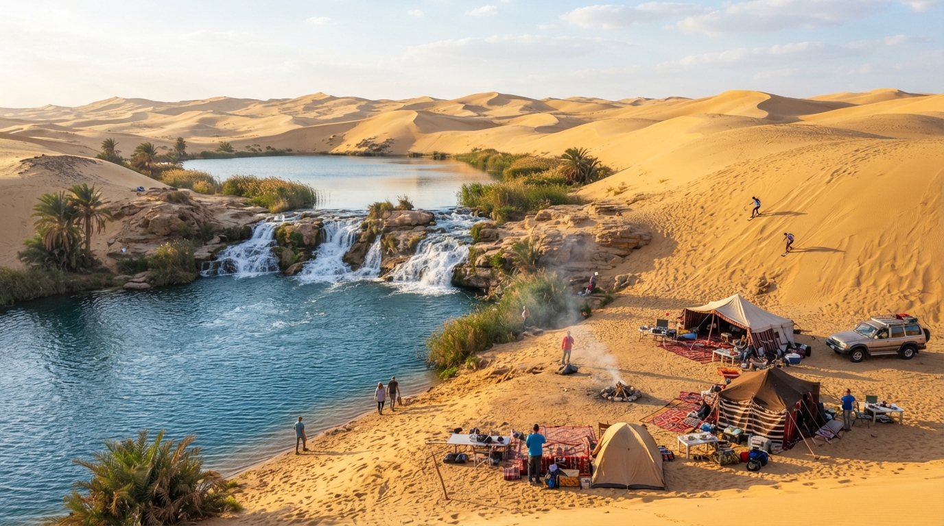 رحلة ساحرة إلى وادي الريان بالفيوم